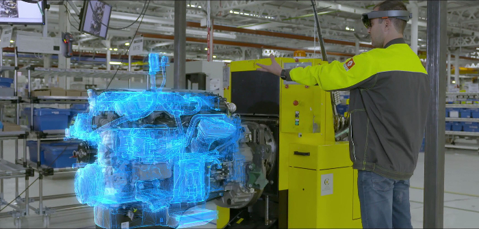 Renault Trucks reveals how mixed reality can improve engine quality control Renault Trucks reveals how mixed reality can improve engine quality control