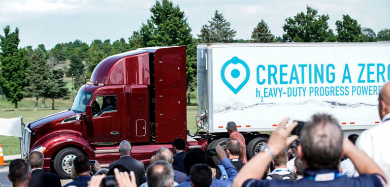 Toyota reveals latest iteration of its hydrogen fuel cell electric truck Toyota reveals latest iteration of its hydrogen fuel cell electric truck