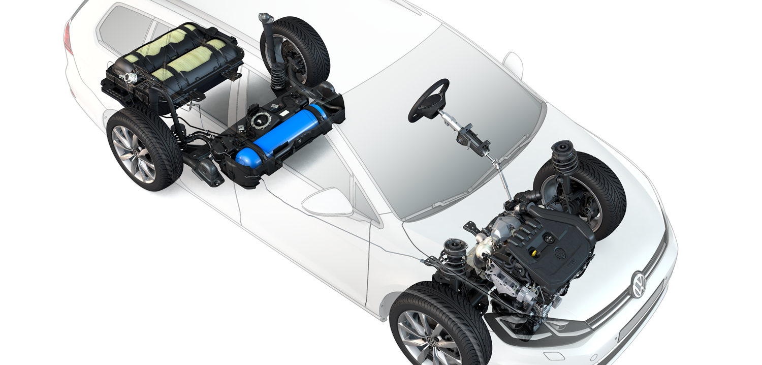 VW introduces three-tank Golf Variant TGI | Automotive Powertrain