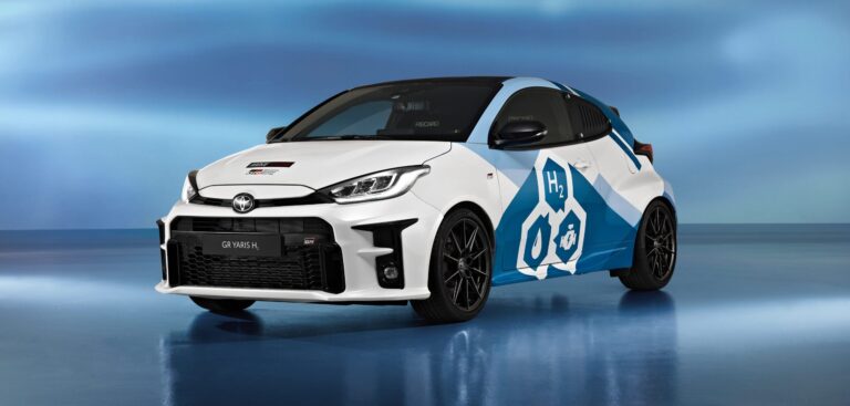 Toyota shows off hydrogen-powered Yaris GR concept