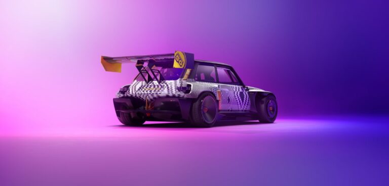 All-electric R5 Turbo 3E show car from Renault