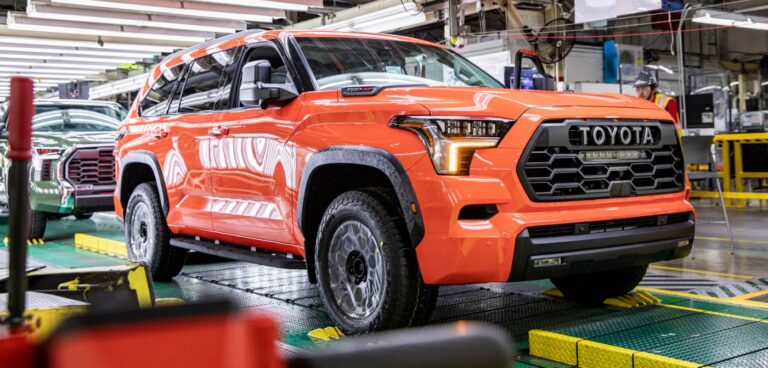 Toyota begins production of hybrid Sequoia