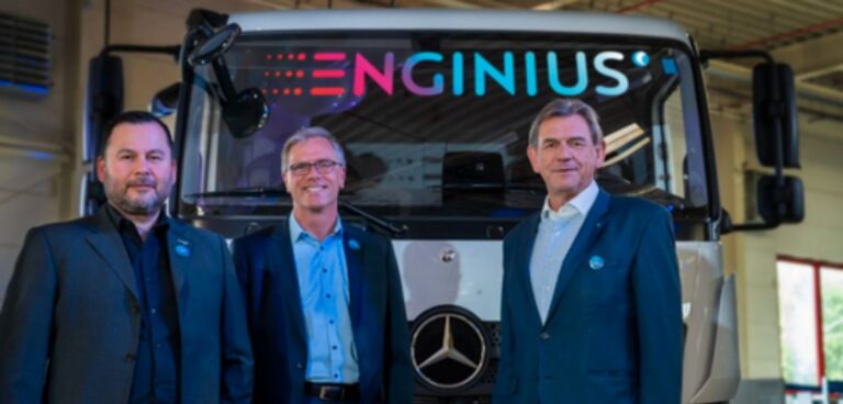 Fuel cell technology from HTWO will deliver clean power to Enginius commercial trucks