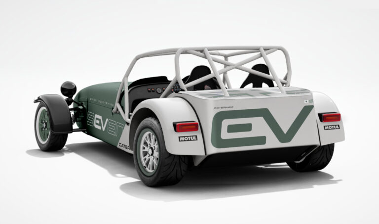 Caterham unveils all-electric EV Seven but aims to stay true to company DNA