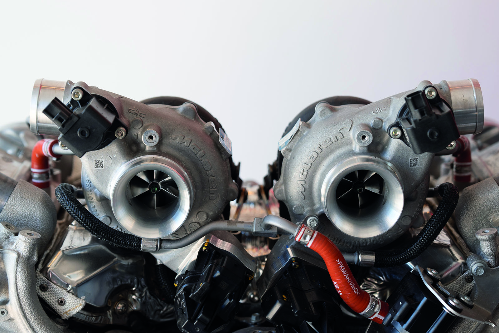 McLaren Artura twin turbochargers