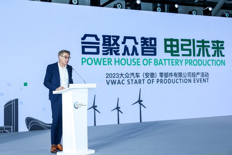 Volkswagen begins high-voltage battery system production at VWAC plant in China