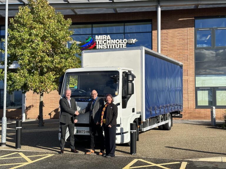 Battery-electric Tevva truck set to drive student skills at MIRA Technology Institute