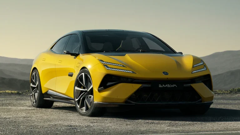 Fully electric Lotus Emeya enhanced with precise mapping services from Here