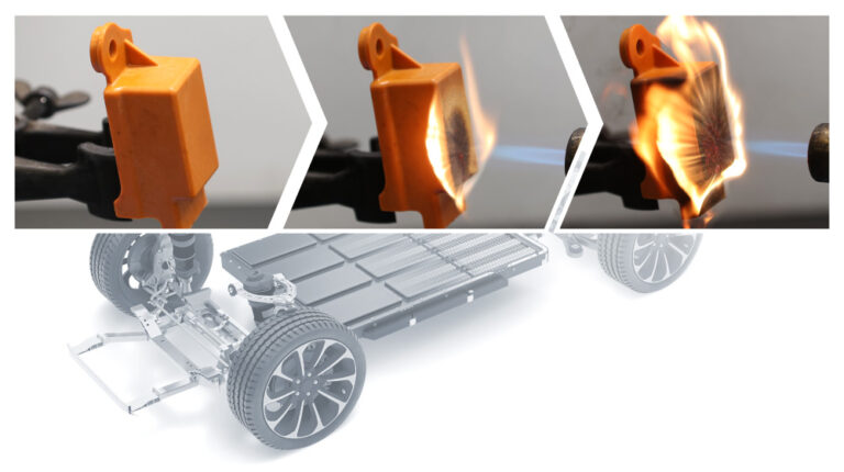 High-temperature plastic for battery applications