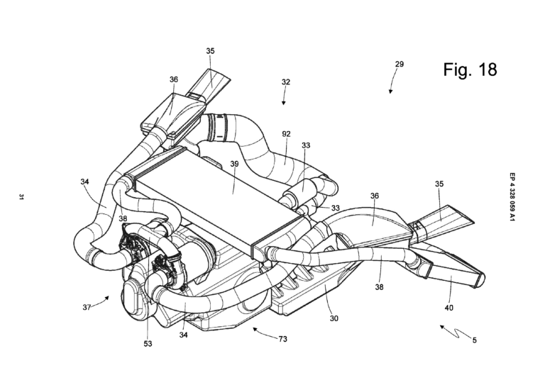 Ferrari patents inverted I6 hydrogen engine with electric turbocharging Ferrari patents inverted I6 hydrogen engine with electric turbocharging.