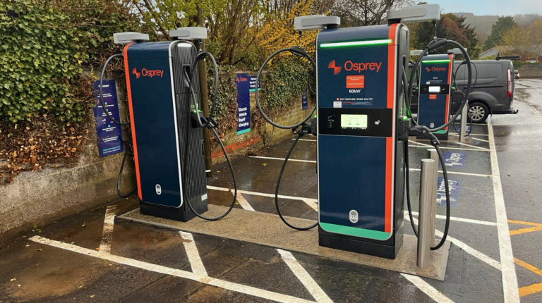 Osprey Charging and NewRiver open their first EV rapid charging site in UK