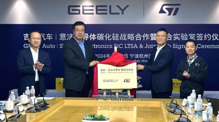 Geely Auto and STMicroelectronics sign long-term SiC supply agreement