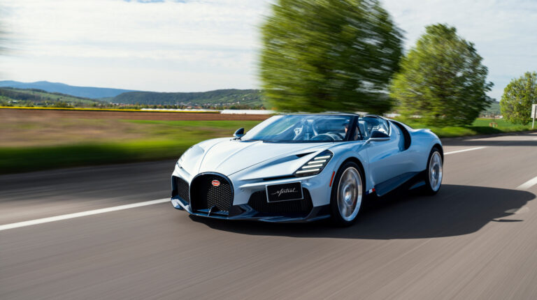 Bugatti enters final testing phase for W16 Mistral roadster Bugatti enters final testing phase for W16 Mistral roadster.