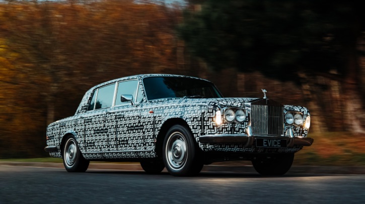 Evice electric Rolls-Royce Silver Shadow prototype begins testing Evice electric Rolls-Royce Silver Shadow prototype begins testing