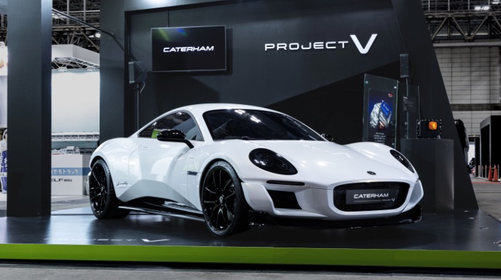 Caterham showcases Project V sports concept with Xing Mobility CTP battery system at 2025 Tokyo Auto Salon