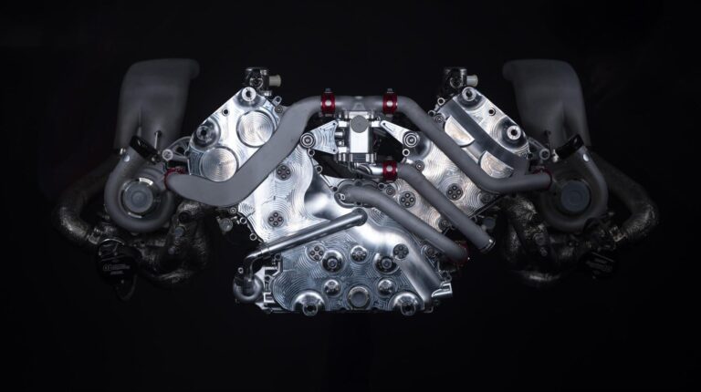 Genesis Magma Racing fires up WRC-derived LMDh V8 for first time.