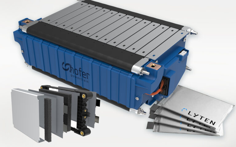 New battery module based on lithium-sulfur cells.