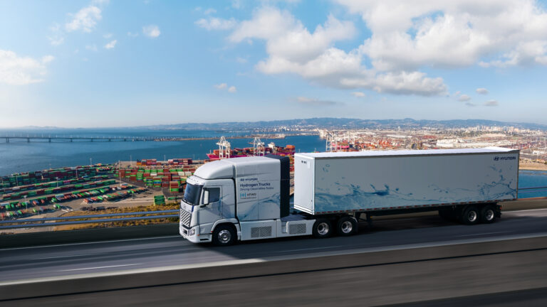 Hyundai unveils upgraded Xcient hydrogen fuel cell truck Hyundai unveils upgraded Xcient hydrogen fuel cell truck.