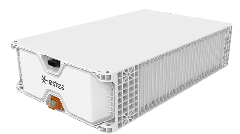 BMW I Ventures and Fortescue Ventures co-lead investment in Estes Energy A side view of one of Estes Energy's battery solutions