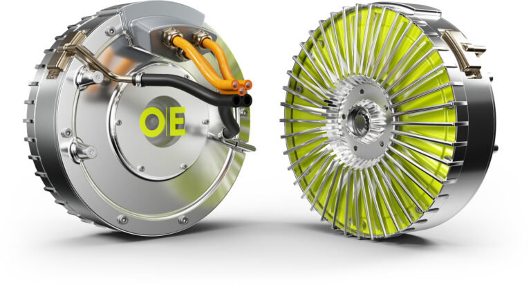 Modular axial flux motor-generator with plastic stator and tunable gearset launched as PMSM alternative Orbis Electric HaloDrive.