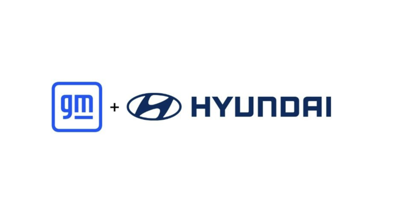 Hyundai/GM alliance powers forward with five all-new vehicles GM and Hyundai logos.