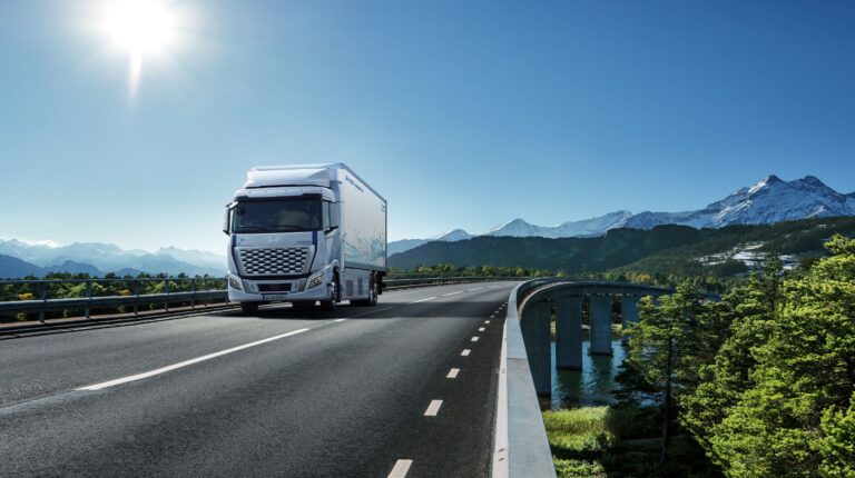 Hyundai Motor Company’s XCIENT Fuel Cell Class-8 truck.