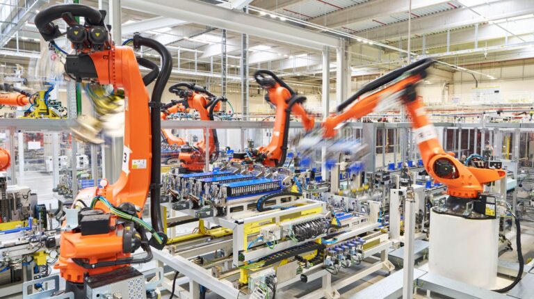 Skoda's new battery systems assembly plant.