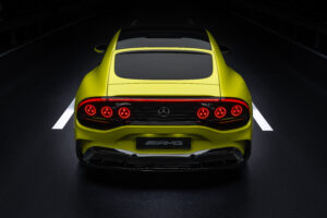 The Mercedes AMG GT 4 Door Coupé.