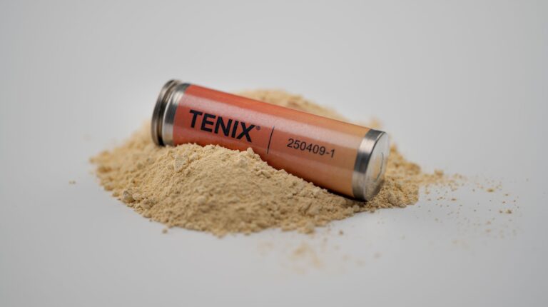 Close up of Ten Nine Technologies' Tenix additive.